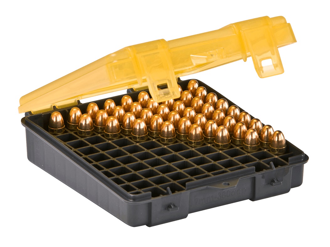 Plano Small Handgun Flip-Top Ammo Case content 100